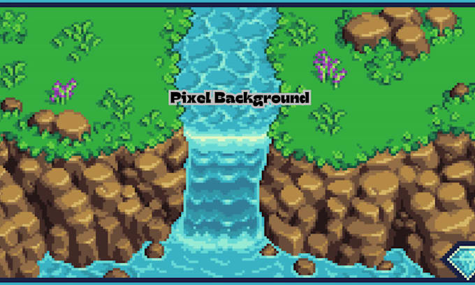 Gig Preview - Design pixel background tileset pixel art game 2d game art