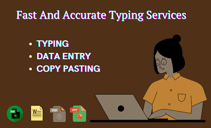 Gig Preview - Provide expert copy typing and accurate data entry services