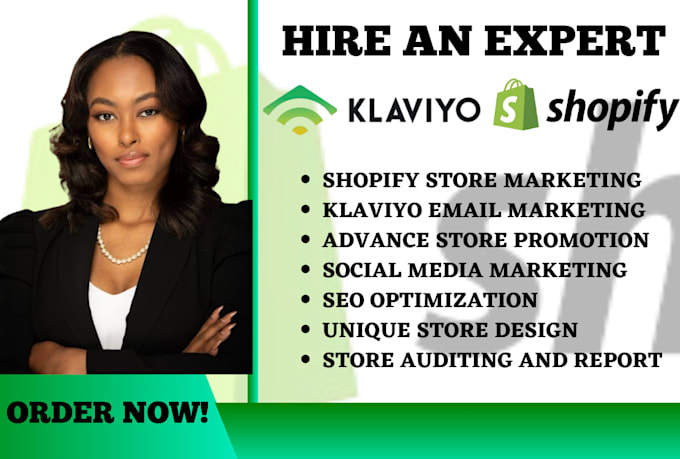 Gig Preview - Setup klaviyo ecommerce email marketing klaviyo shopify marketing flows smsbumps