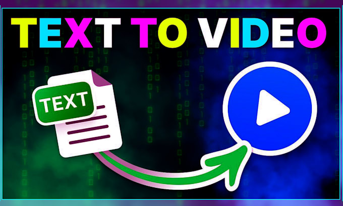 Gig Preview - Convert your text or audio into video by stock footages