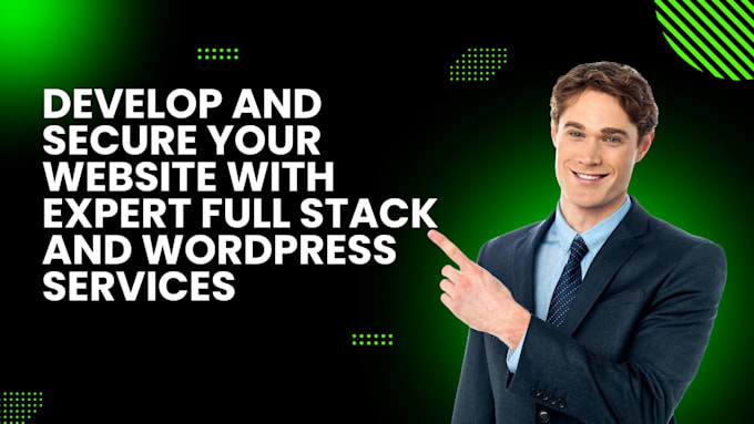 Bestseller - develop and secure your website with expert full stack and wordpress services