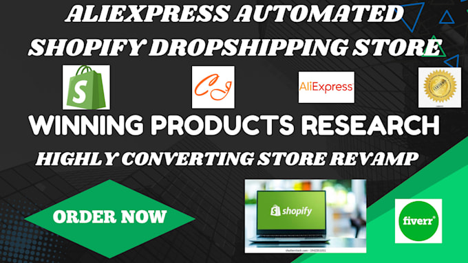 Gig Preview - Create automated shopify dropshipping aliexpress sourcing