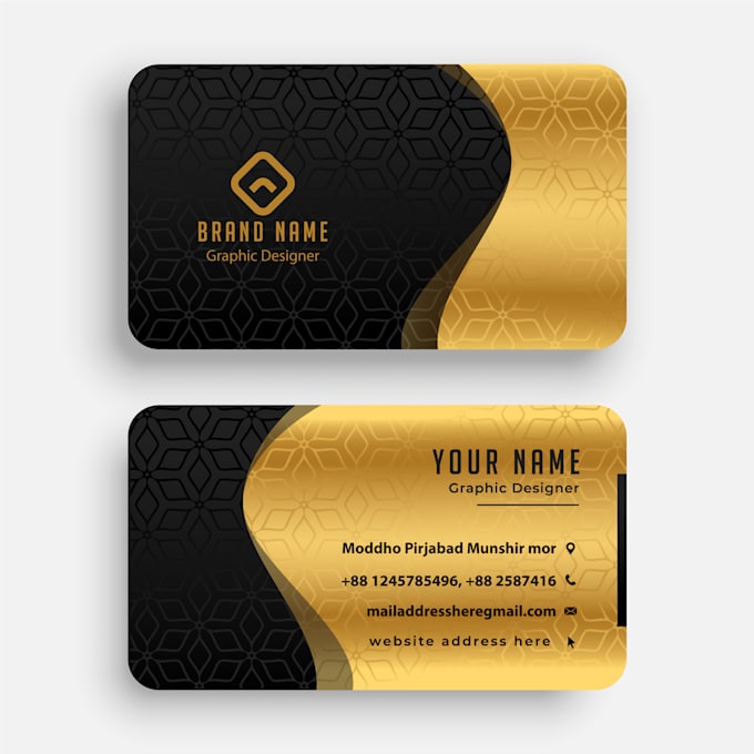 Gig Preview - Do professional and modern business card letterhead design