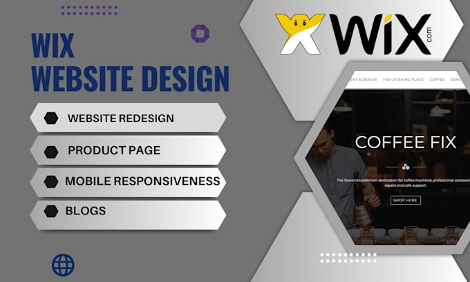 Gig Preview - Do wix website redesign wix website design wix website wix redesign wix website