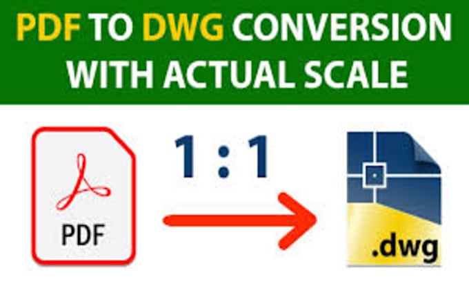 Bestseller - convert pdfs to autocad or dwg ensuring they are scaled