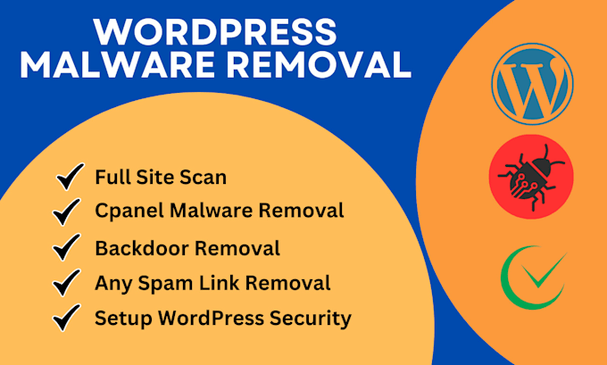 Gig Preview - Recover your hacked wordpress site and remove malware