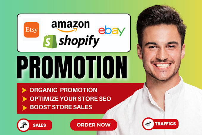 Gig Preview - Boost shopify sales, etsy sales, etsy promotion, shopify marketing, etsy seo