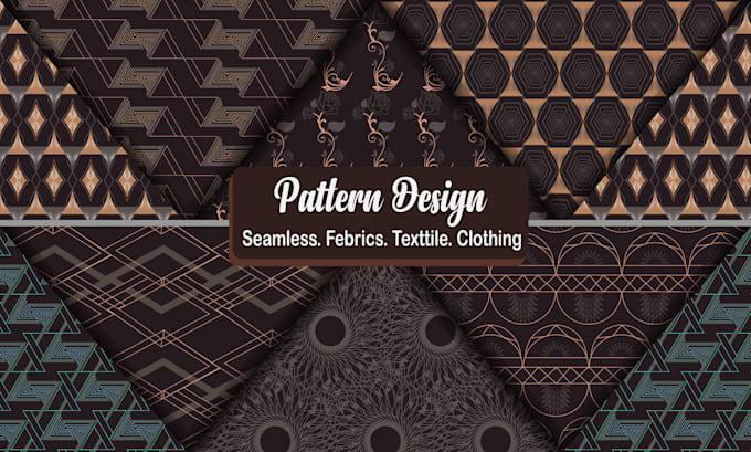 Gig Preview - Do seamless design for fabric clothing pattern