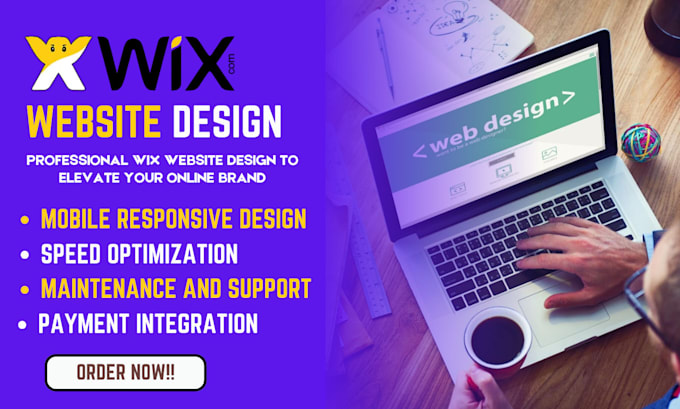 Gig Preview - Wix website design wix studio website update wix blog redesign wix maintenance