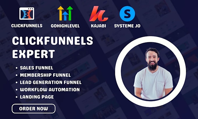 Gig Preview - Clickfunnels expert click funnel landing page sales funnel clickfunnels website