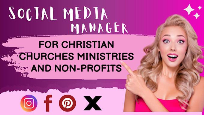 Gig Preview - Be your christian social media manager christian social media manager christian