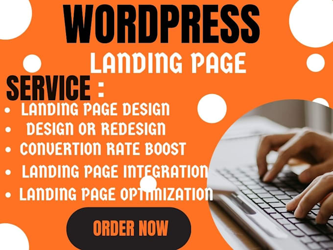 Bestseller - wordpress landing page design,wordpress landing page design or resign