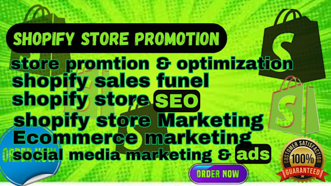 Gig Preview - Increase shopify sales, boost shopify marketing and increase traffic with bonus