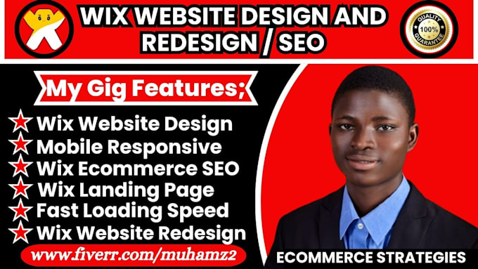 Bestseller - build wix website design wix website redesign wix online store wix website seo