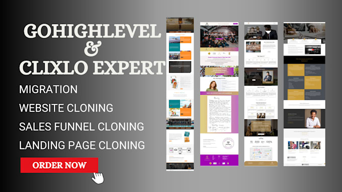 Gig Preview - Gohighlevel migration clone ghl website sales funnel landing page duplicate ghl