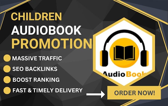 Gig Preview - Do viral childrens book, ebook marketing and amazon audiobook promotion