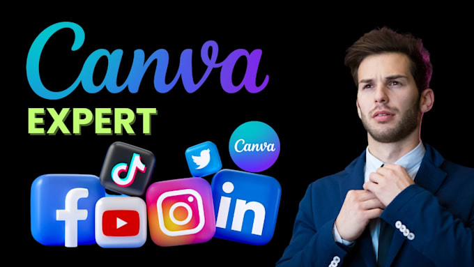 Gig Preview - Be canva expert for instagram, facebook, youtube thumbnail, image recreate