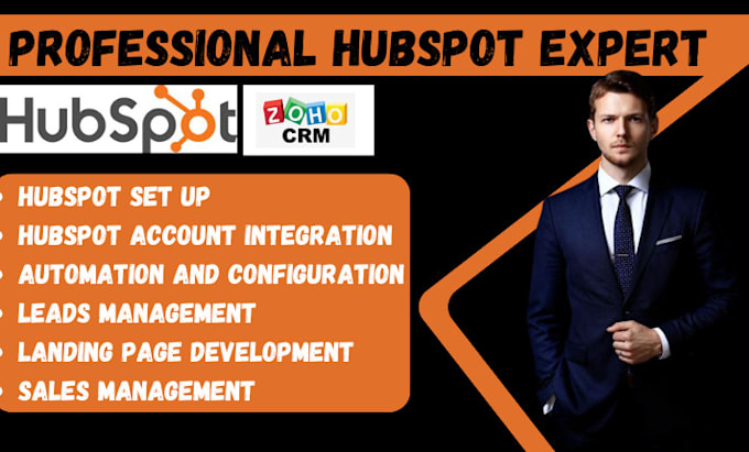 Gig Preview - Be your hubspot expert, hubspot specialist, hubspot automation, and CRM expert