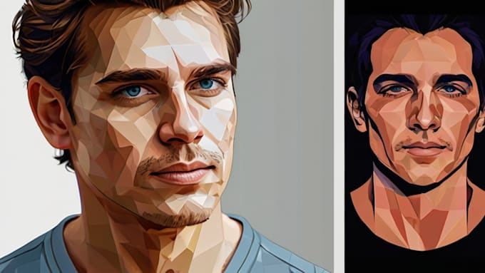 Gig Preview - Create a face into color vector art portrait