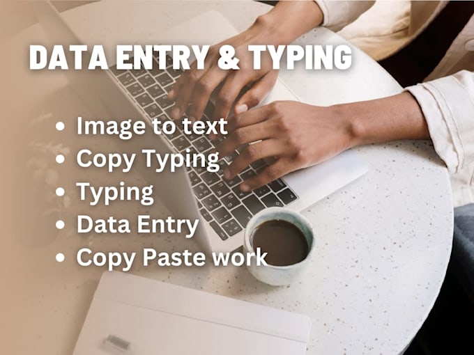 Bestseller - do data entry, excel, manual typing data, copy paste work