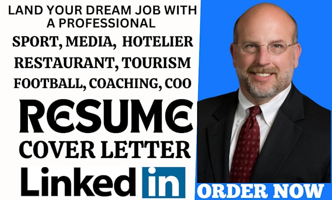 Gig Preview - Write restaurant resume, hospitality, sport coach, supply chain, logistic resume