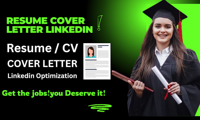 Gig Preview - Expertly write cv, resume, cover letter, linkedin