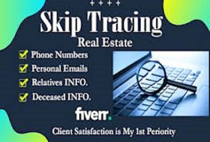 Bestseller - do skip tracing for real estate and llc skip tracing in bulk