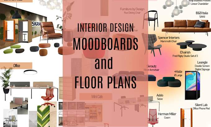 Gig Preview - Create unique interior moodboards just for you