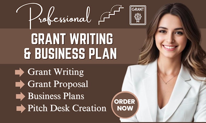 Gig Preview - Do grant writing, business plan, grant proposal writing, and grant research