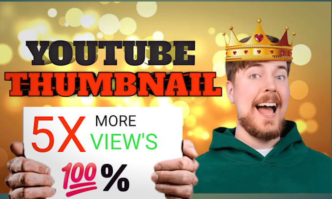 Gig Preview - Design youtube thumbnail view boosting