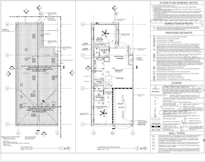 Gig Preview - Design 100 percent city permit, architectural and mep blueprint, adu