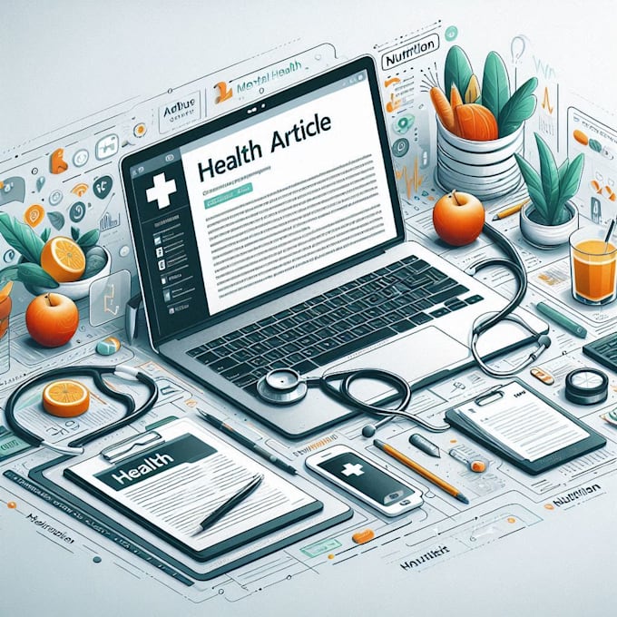 Gig Preview - Write healthcare and fitness articles with engaging content