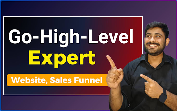 Gig Preview - Build, design responsive gohighlevel sales funnel, website and landing page