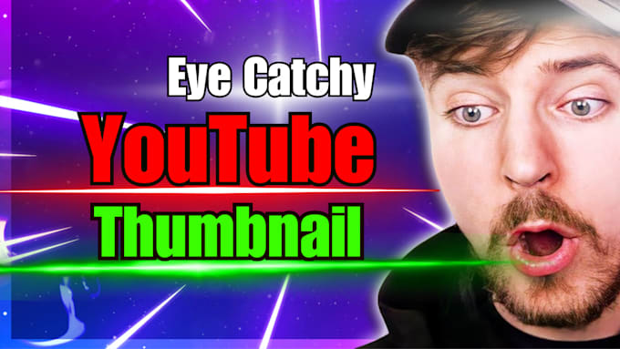 Gig Preview - Design attractive eye catchy youtube thumbnail