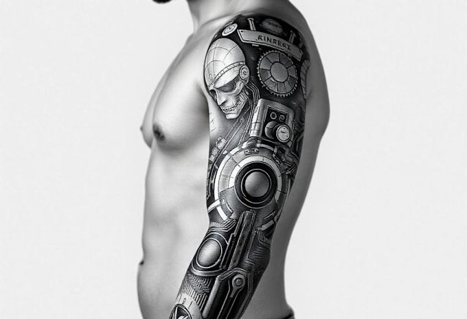 Gig Preview - Make attractive realism and full sleeve tattoo designs