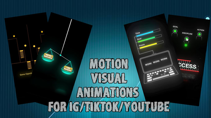 Gig Preview - Create a trendy motion animation