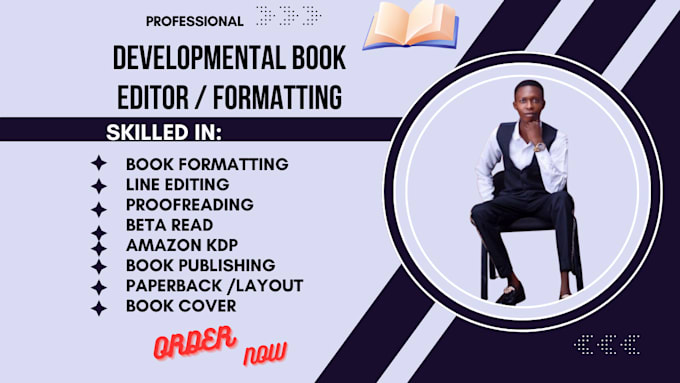 Gig Preview - Do paperback book formatting, fiction, non fiction, ebook developmental editor,