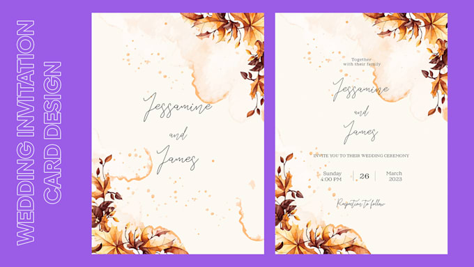 Gig Preview - Design a party, birthday and wedding invitation card design