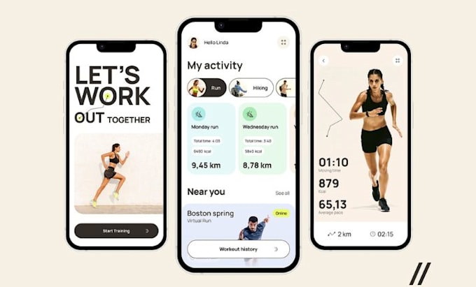 Gig Preview - Do fitness app, yoga app, gym app, exercise app, health app