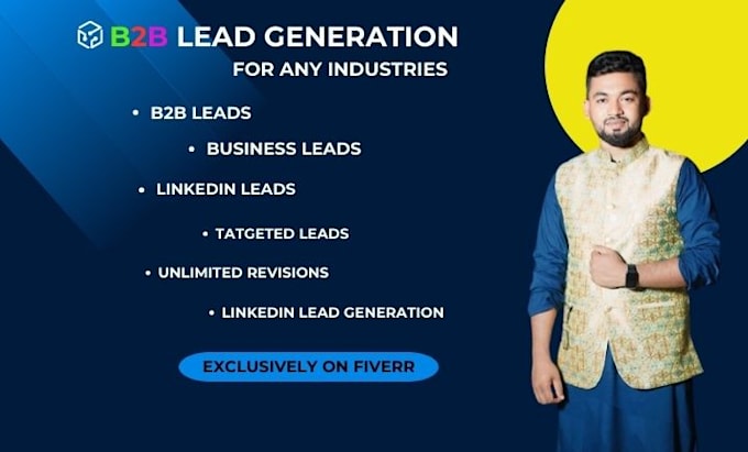 Gig Preview - Do provide targeted b2b lead generation any industries