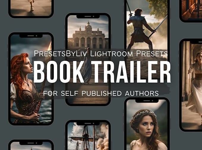 Gig Preview - Do royalty free live action book trailer book promotion, book intro stock clips