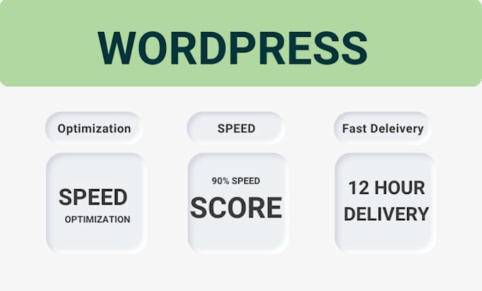 Gig Preview - Speed up your wordpress website for lightning fast loading