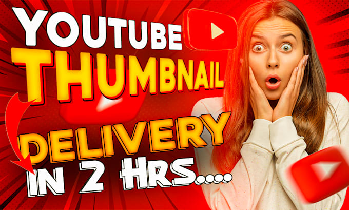 Gig Preview - Design viral clickbait youtube thumbnail within 1 hour