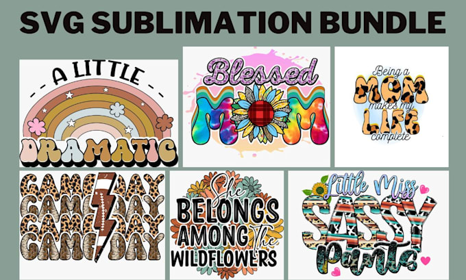 Gig Preview - Provide unique quality creative svg sublimation graphics