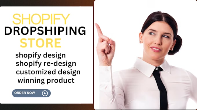 Gig Preview - Create shopify website design, shopify revamp and shopify redesign