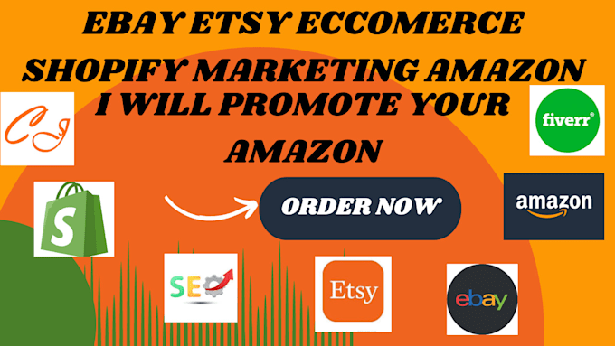 Gig Preview - Set up etsy, ebay,design and redesign shopify,amazon, eccomerce marketing,