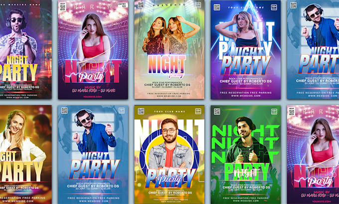 Gig Preview - Make your dj, sports, club, and party flyer design in 24hrs