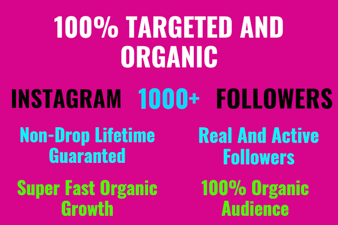 Gig Preview - Increase your instagram page followers from usa 1000 number super fast