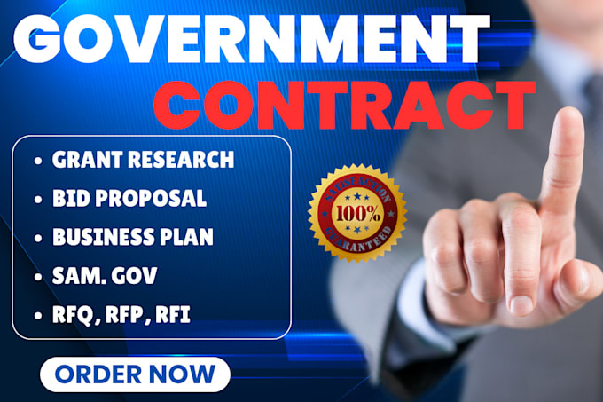 Gig Preview - Write winning bid proposal, rfq, qrfp, rfi for government contract