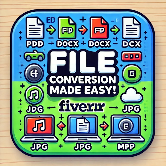 Gig Preview - Convert files to any format you need fast and reliable